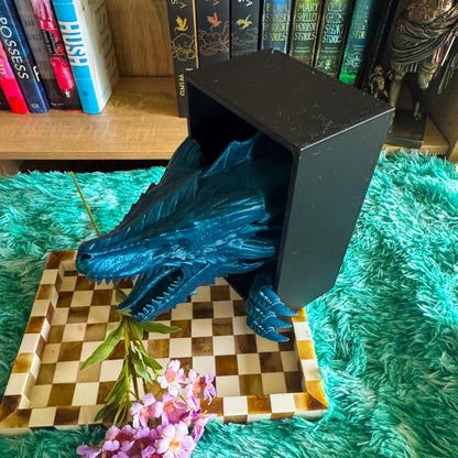 Dragon Awakening Book Nook | 3d printed | dragon book nook