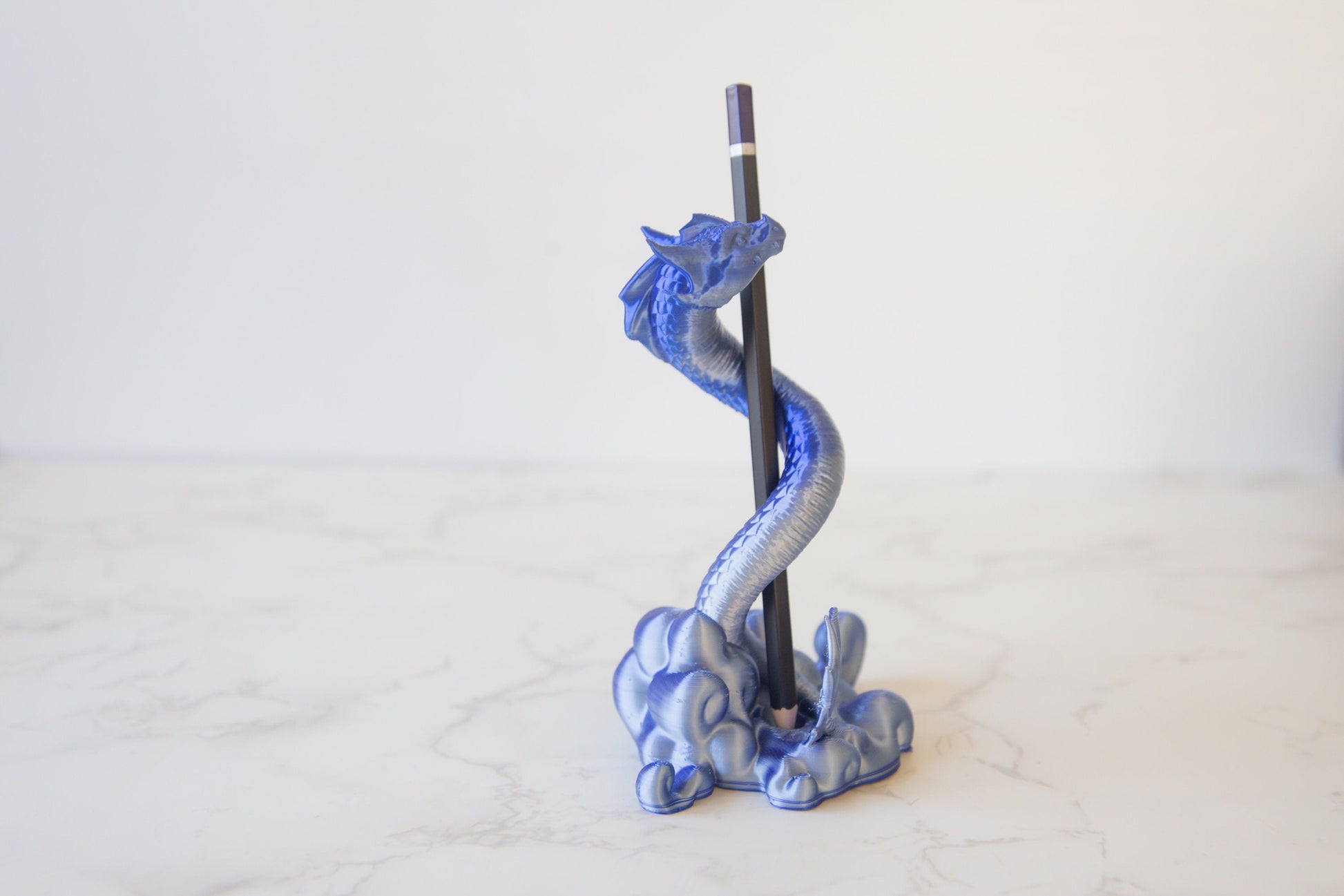 Dragon Pen Holder - Enchanting Desk Organiser - 3D Printed PLA - Multiple Colours Available
