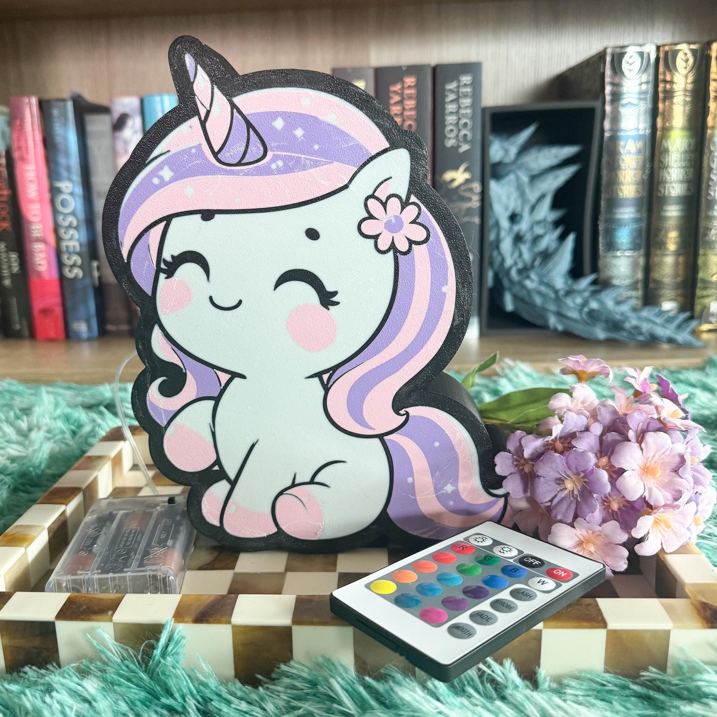 Enchanted Unicorn Light Box | Cute Fantasy Light | Whimsical Night Light
