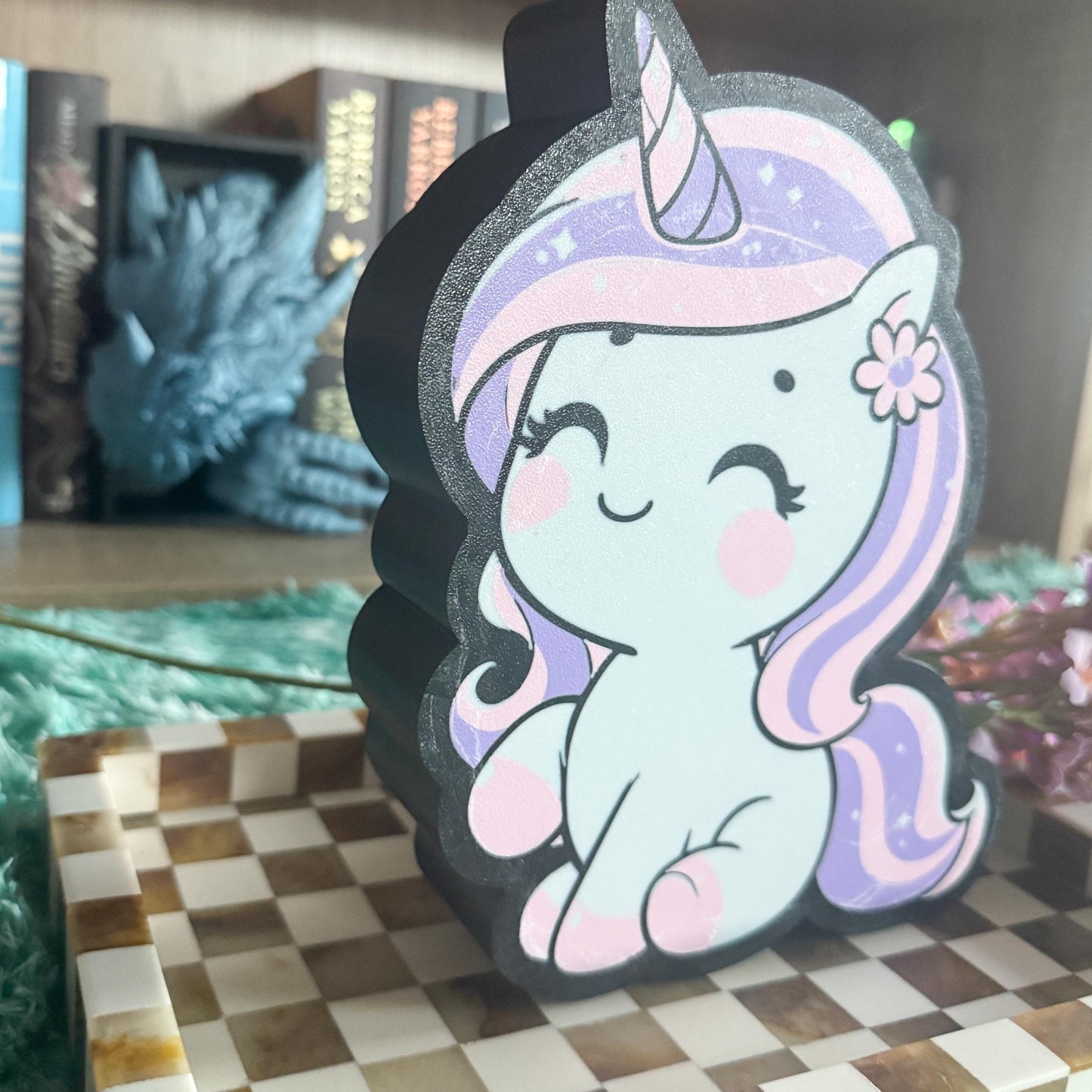 Enchanted Unicorn Light Box | Cute Fantasy Light | Whimsical Night Light