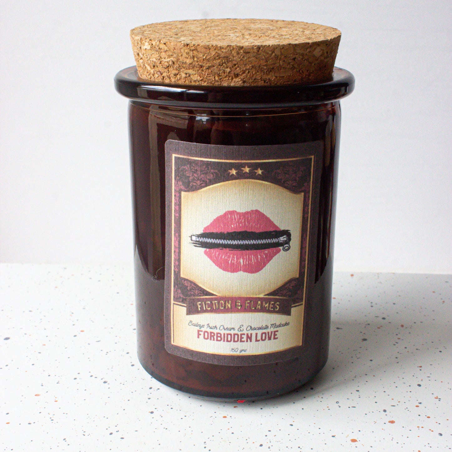 Forbidden Love | Baileys Irish Cream + Chocolate Mudcake | Writers Gift | Sweet Candle | Book Lover's Gift | Reader Gift | Bookish Candle