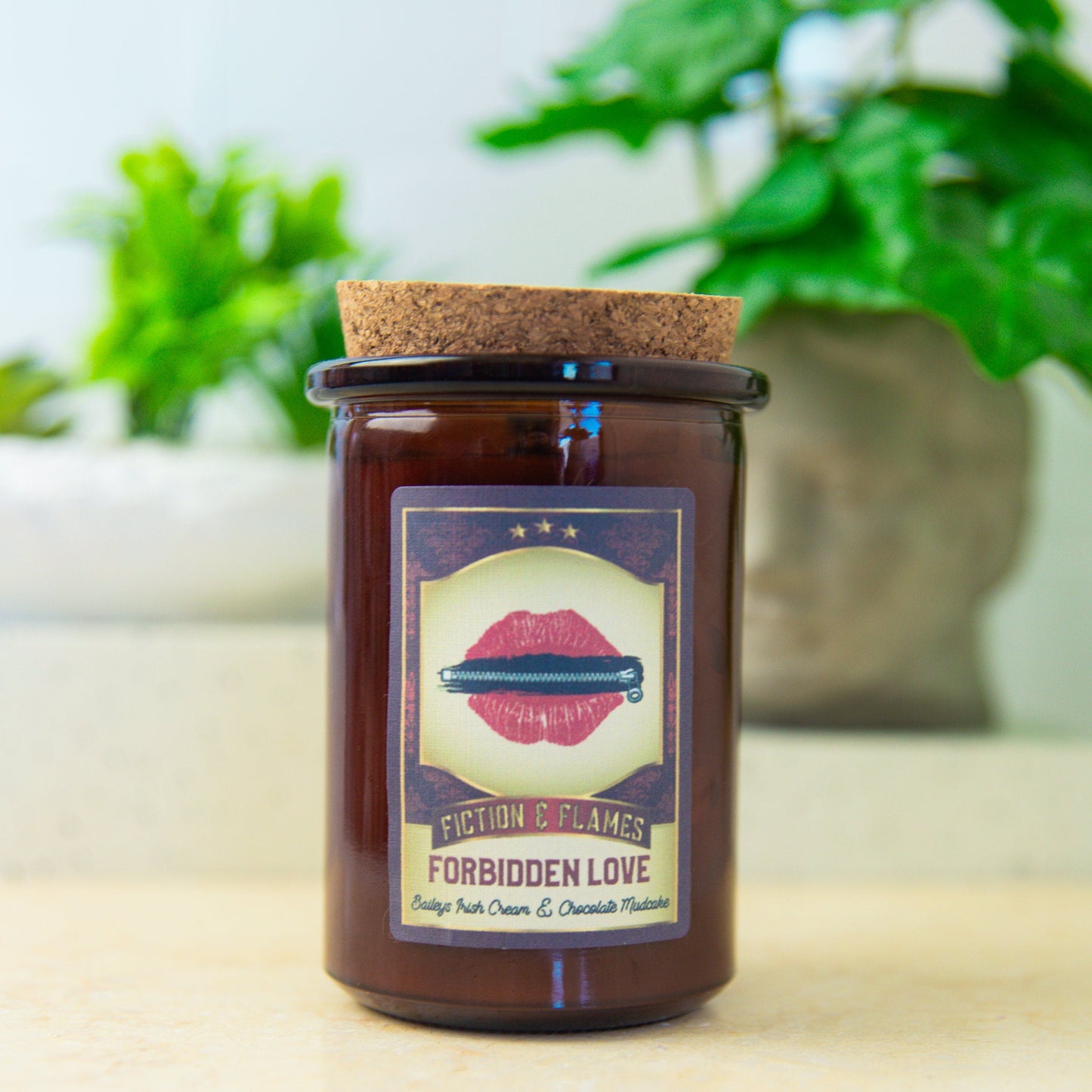 Forbidden Love | Baileys Irish Cream + Chocolate Mudcake | Writers Gift | Sweet Candle | Book Lover's Gift | Reader Gift | Bookish Candle