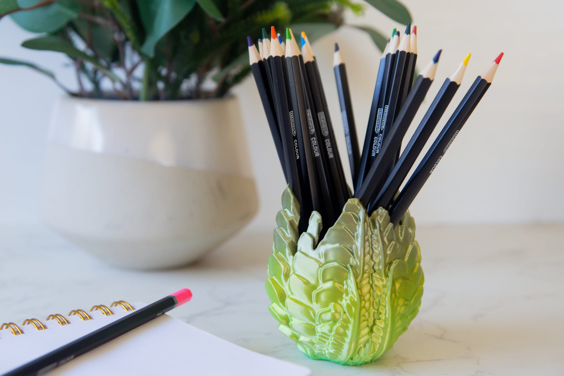 Harpy Egg Pen Holder - Whimsical Desk Organiser - 3D Printed PLA - Multiple Colours Available