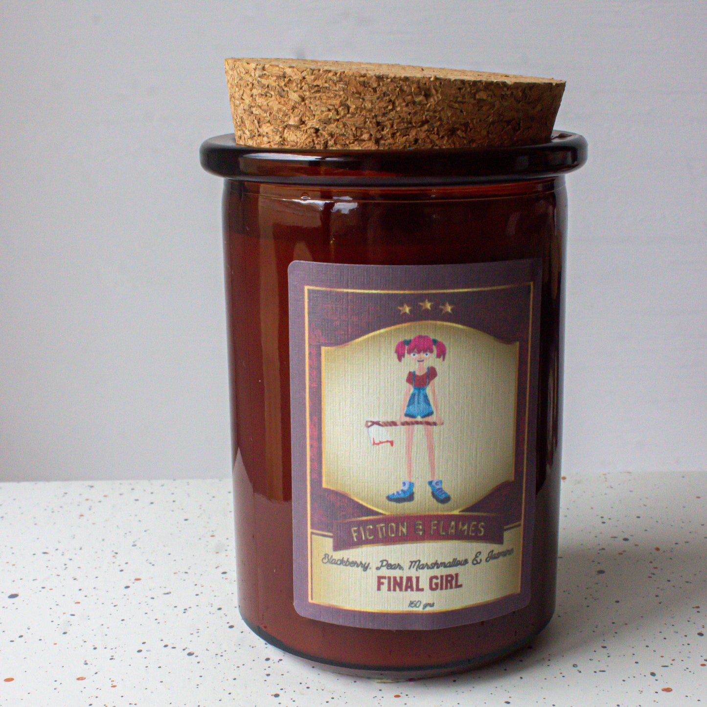 Horror Movie Gift Box | Scary Movie | Final Girl | Masked Killer | Book lover gift | Reader Gift | Library Scent | Scented Candle