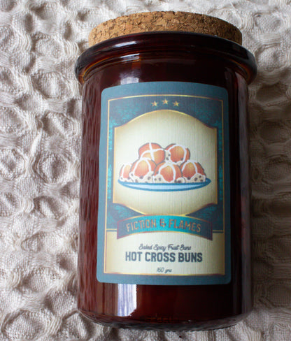 Hot Cross Buns Scented Candle | Easter Candle | Reader Gift | Author Gift | Scented Soy Candle | Holiday Gift | Birthday Gift