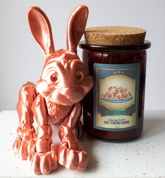 Hot Cross Buns Scented Candle | Easter Candle | Reader Gift | Author Gift | Scented Soy Candle | Holiday Gift | Birthday Gift