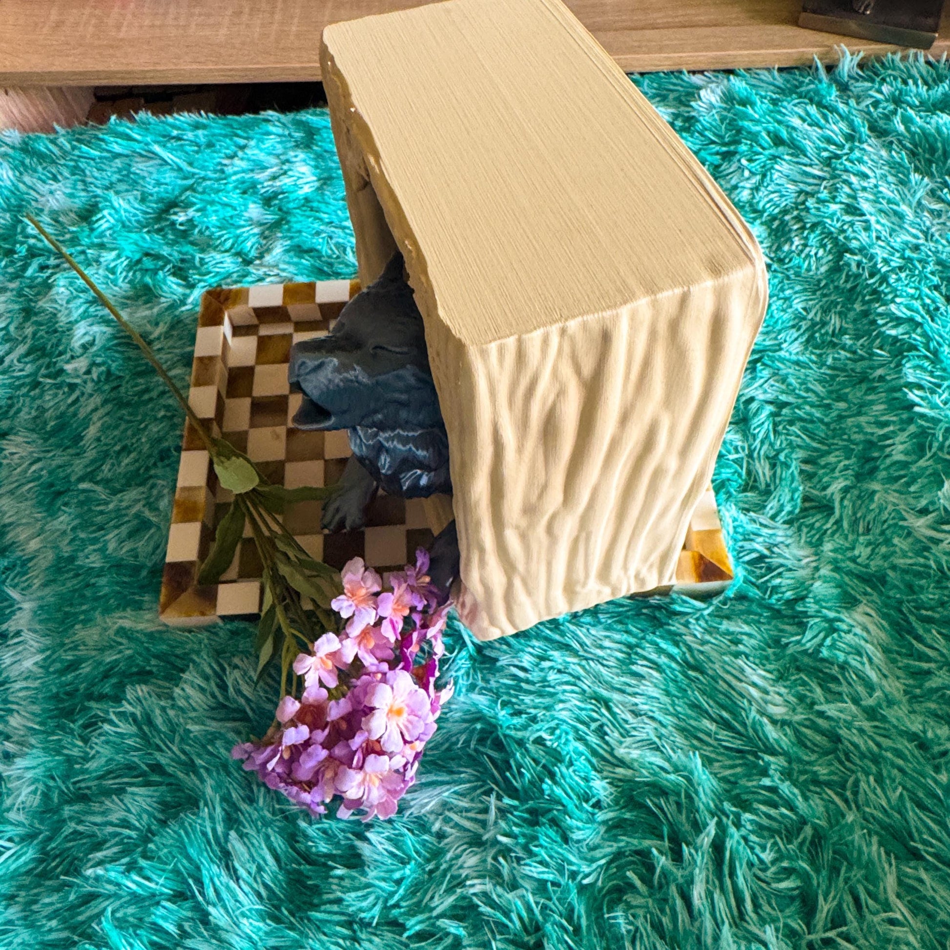 Howling Wolf Book Nook | 3d printed | fantasy book nook