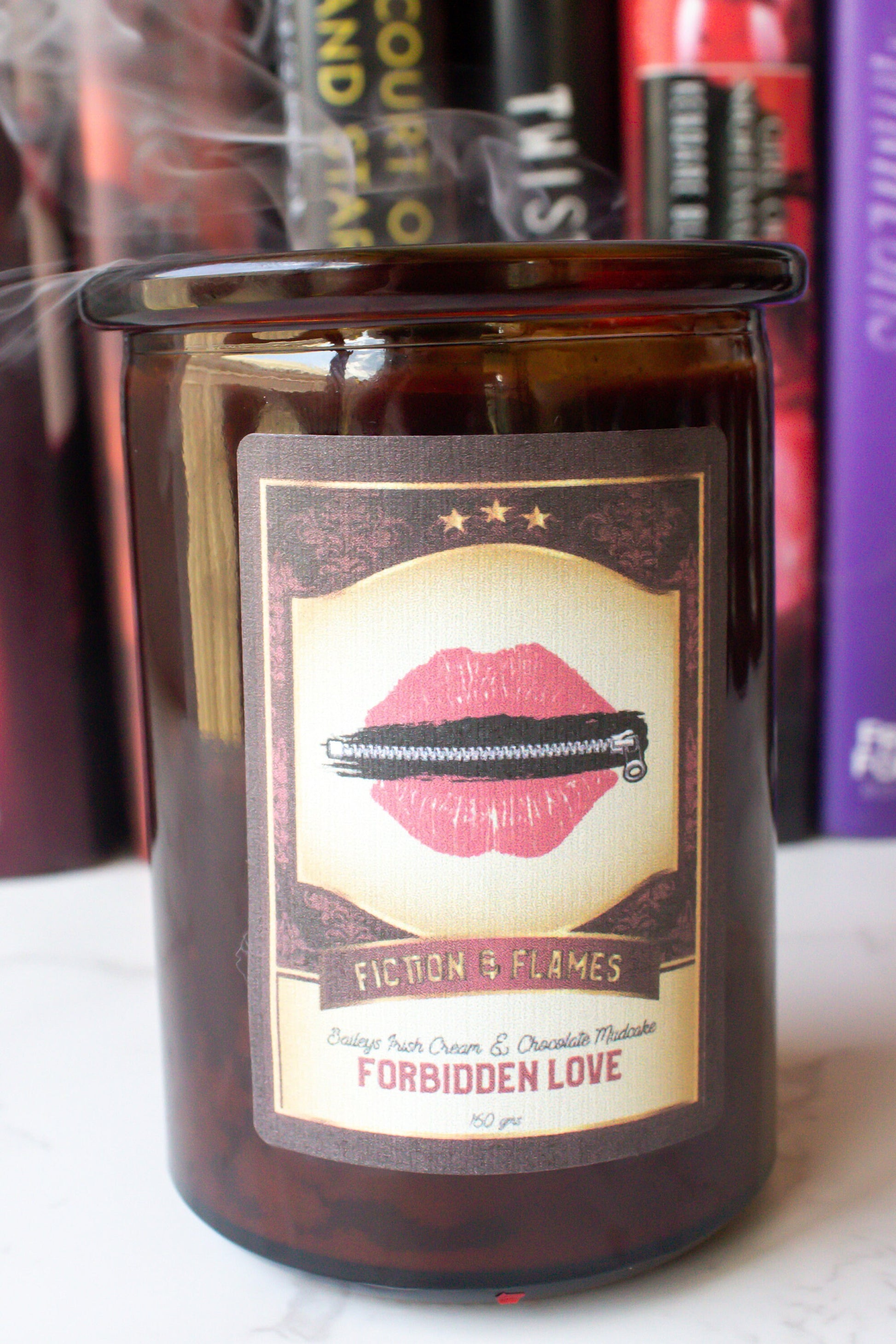 Forbidden Love Gift Box | Forbidden Love | Misunderstood Bad Boy | Not Like the Other Girls | Book lover gift | Reader Gift | Scented Candle - Fiction and Flames 