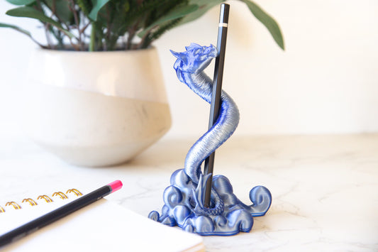 Dragon Pen Holder - Enchanting Desk Organiser - 3D Printed PLA - Multiple Colours Available