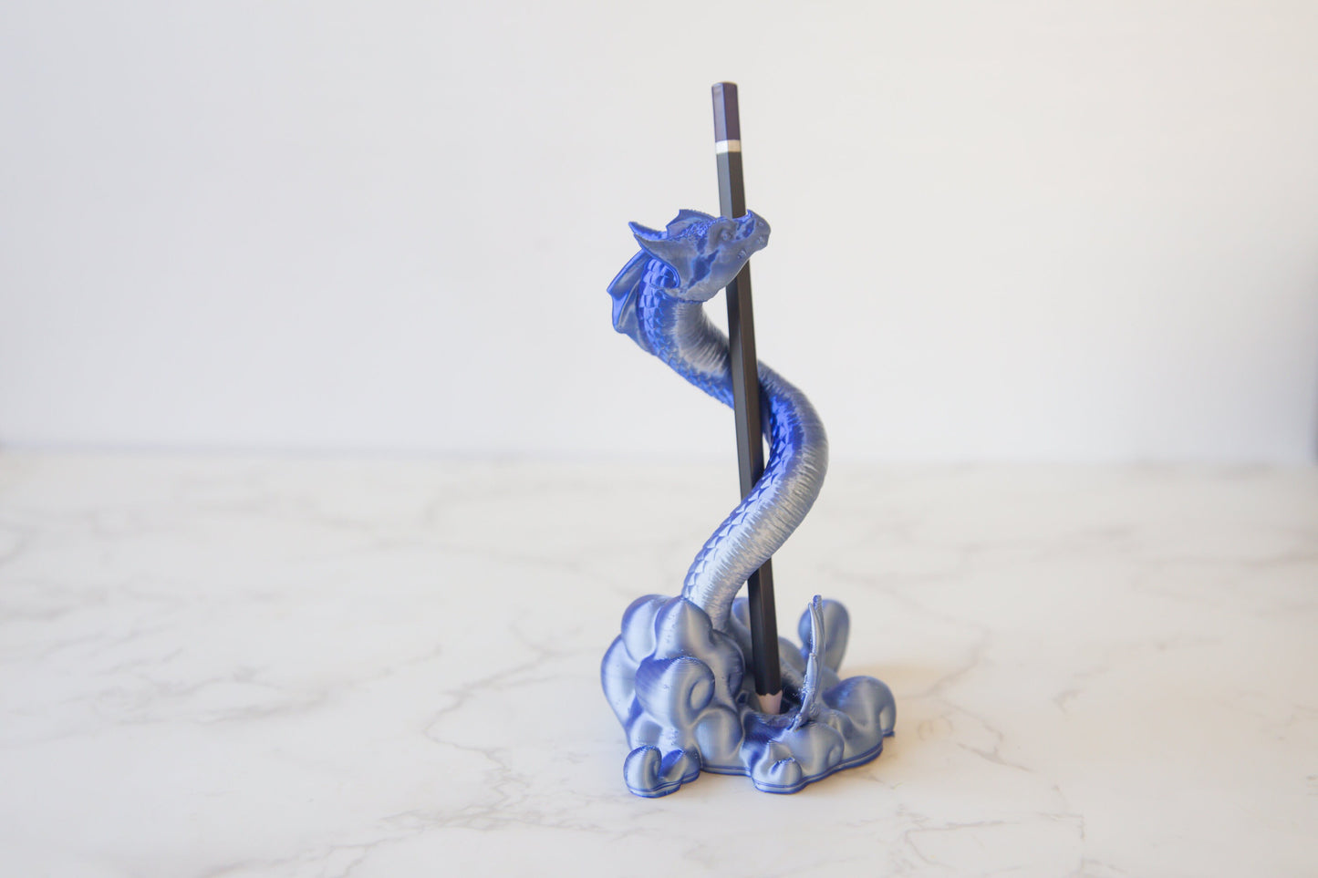 Dragon Pen Holder - Enchanting Desk Organiser - 3D Printed PLA - Multiple Colours Available - Fiction and Flames 