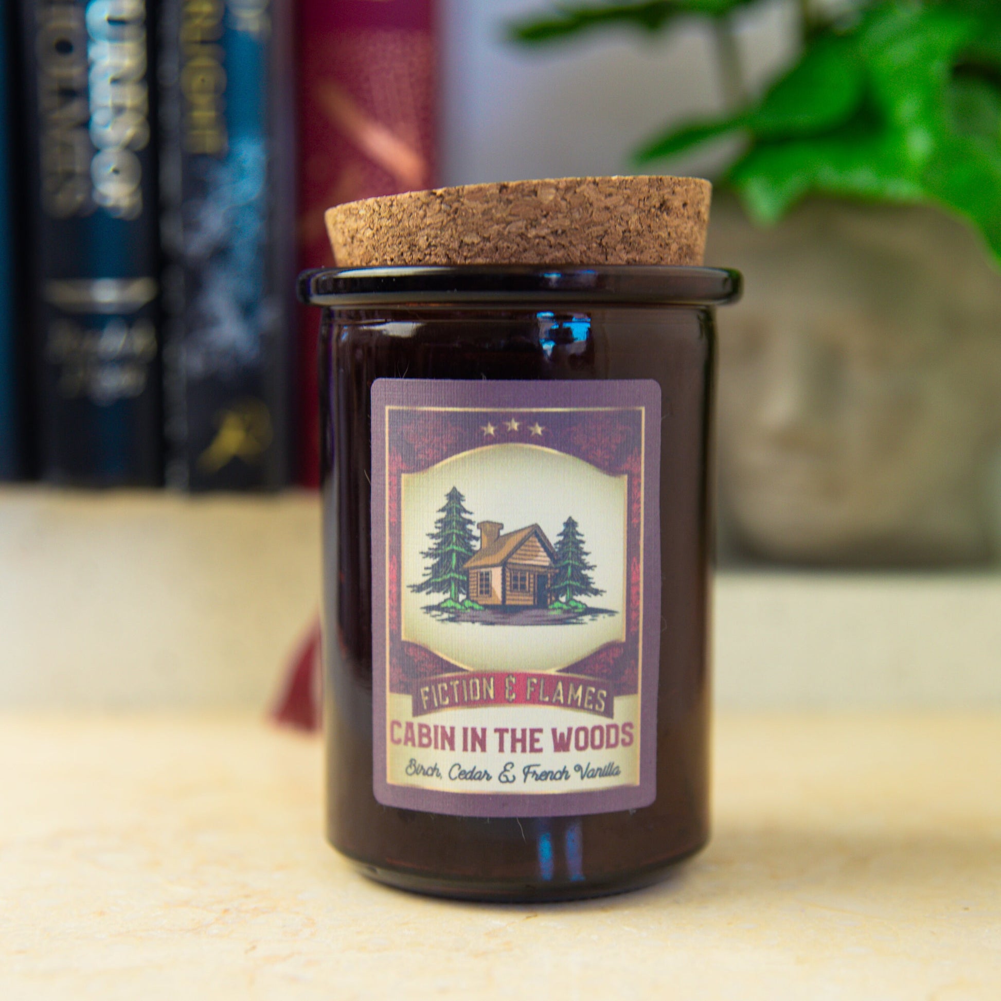 Cabin in the Woods | Birch, Cedar + French Vanilla | Bookish Candle | Outdoor Candle | HorrorSoy Candle | Writers Gift | Horror Candle - Fiction and Flames 