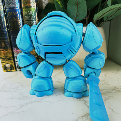 RoboTeddy - Mecha Suit with Pilot Teddy Bear | Fantasy Toy | Robot | Teddy Bear - Fiction and Flames 