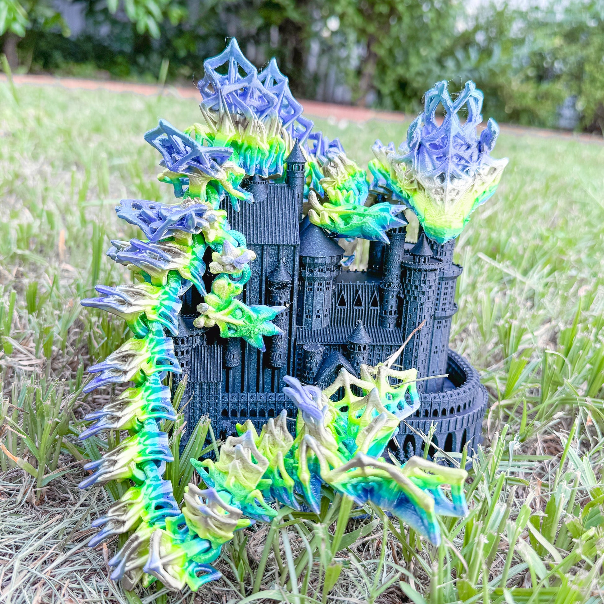 Articulated Wicked & Wicked Wing Dragons | Fantasy Dragon Model | 3d Printed Dragon | Desk Fidget Toy | Halloween Inspired Dragon - Fiction and Flames 