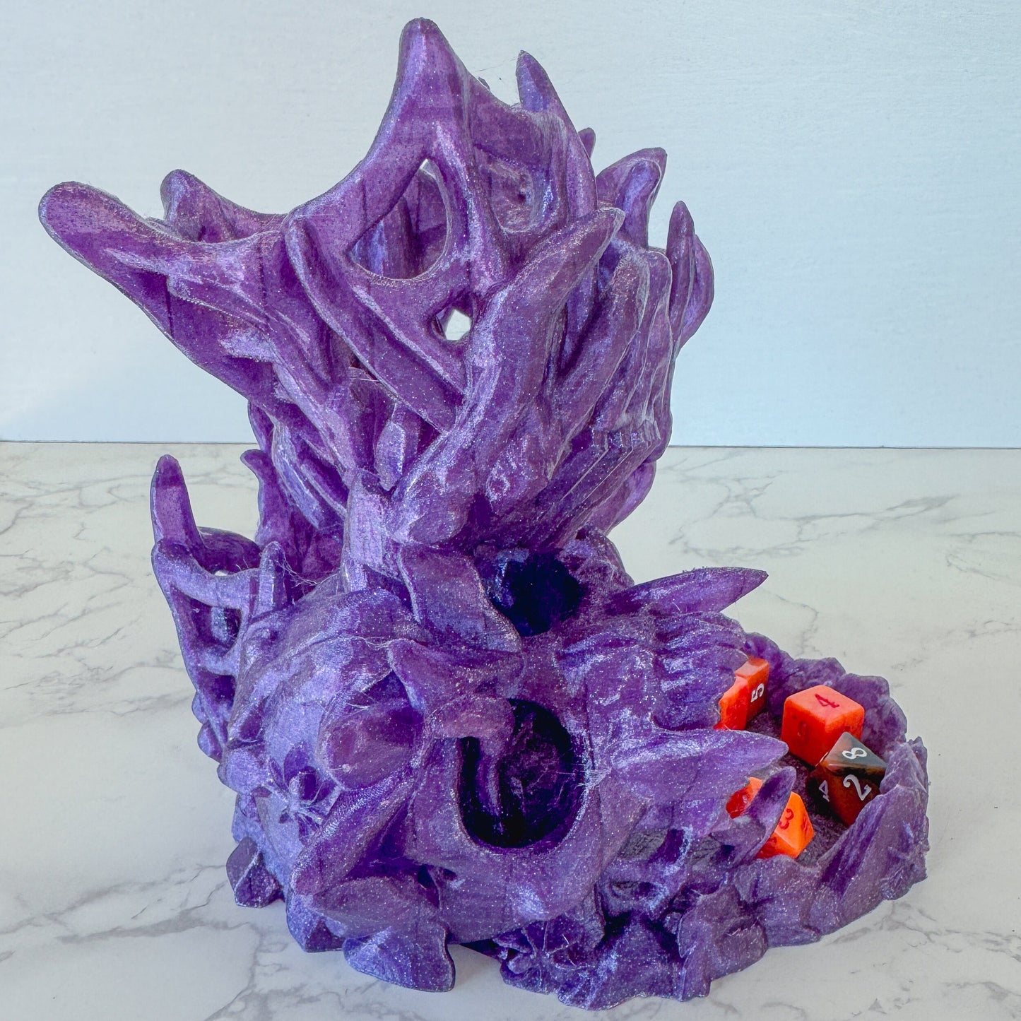 Nightmare Dice Tower with Dragon Stand | Tabletop Gaming | RPG Dice Roller