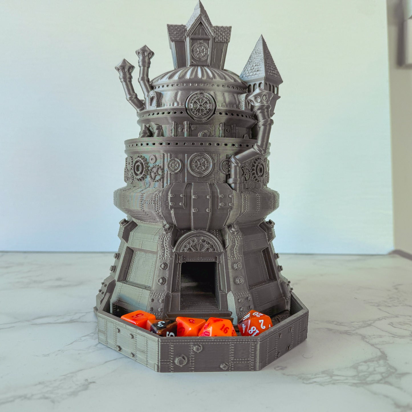 Artificer Dice Tower with dice tray | Tabletop Gaming | RPG Dice Roller