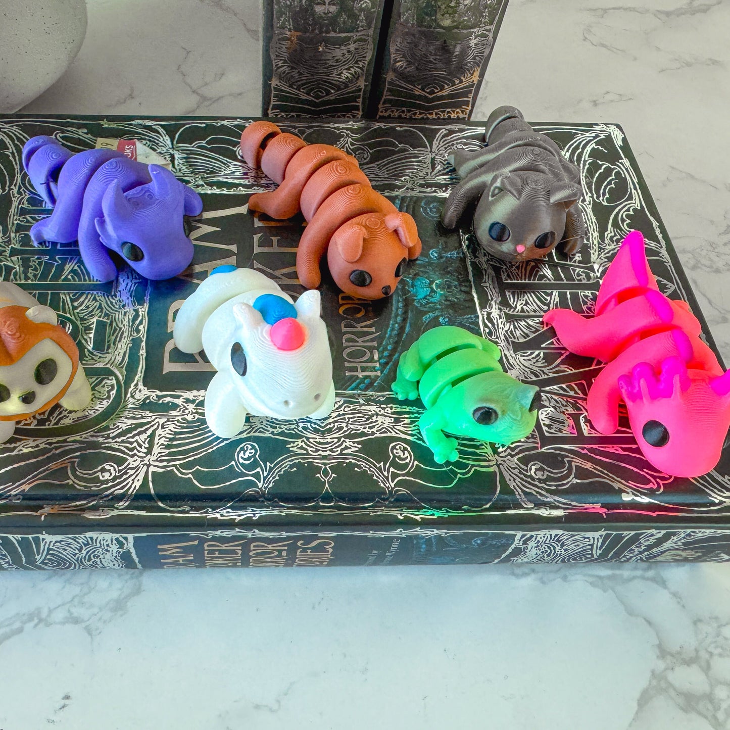 Articulated Mini Fidget Animals | 3d Printed Animal | Surprise Fidget - Fiction and Flames 