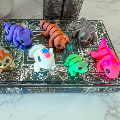 Articulated Mini Fidget Animals | 3d Printed Animal | Surprise Fidget - Fiction and Flames 