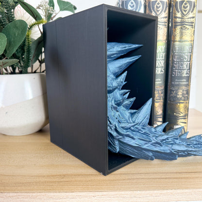 Dragon Head and Tail Book Nook | 3d printed | dragon book nook