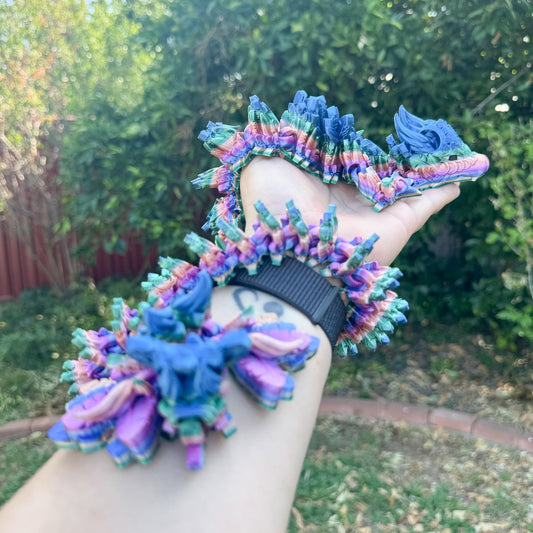 Articulated Lunar Dragon | Fantasy Dragon Model | 3d Printed Dragon | Desk Fidget Toy