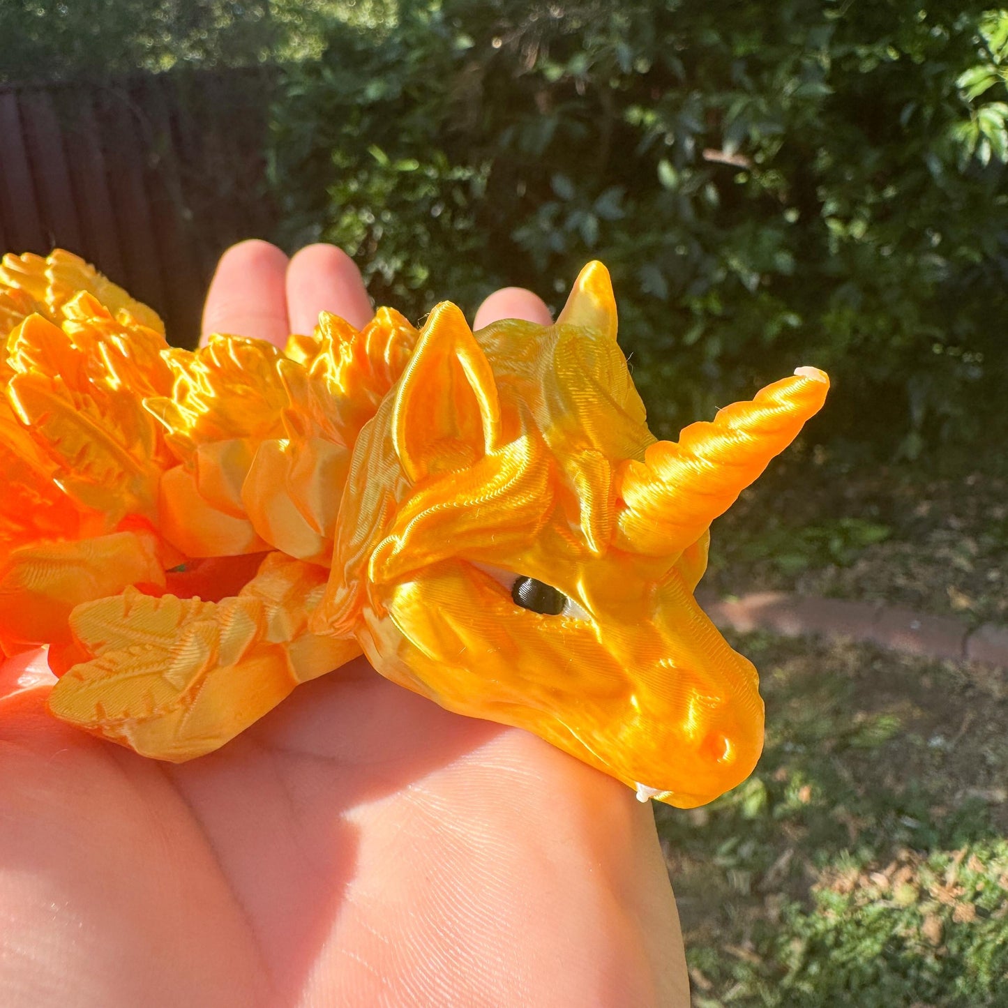 Articulated Alicorn Dragon | Fantasy Dragon Model | 3d Printed Dragon | Desk Fidget Toy