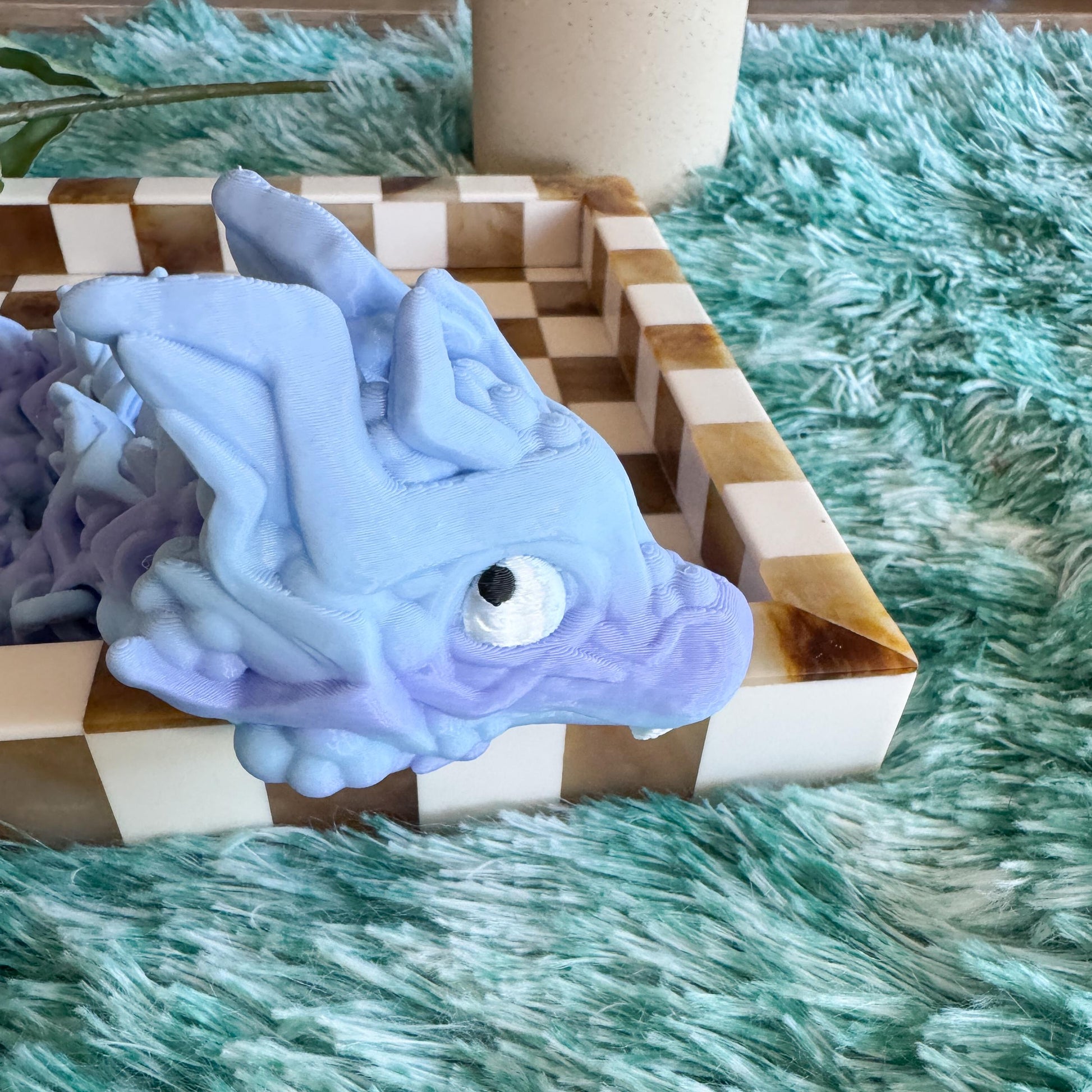 Articulated Baby Storm Dragon | Fantasy Dragon Model | 3d Printed Dragon | Desk Fidget Toy