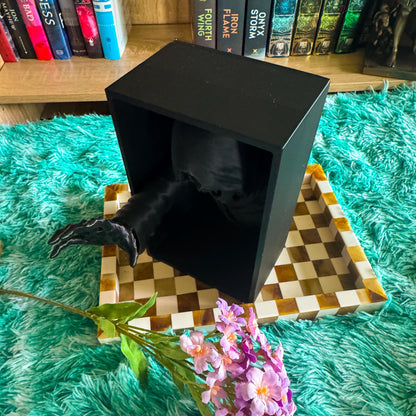 Void Reaper Book Nook | 3d printed | Grim Reaper | Dementor-Inspired Fantasy Bookshelf Insert