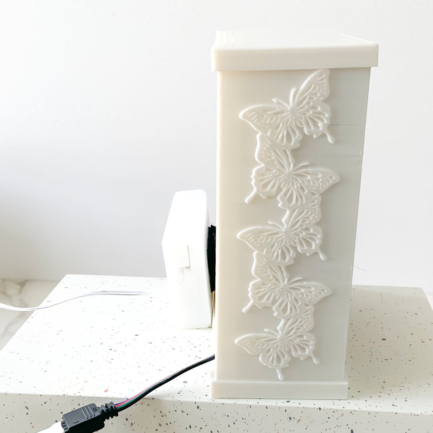 Majestic Phoenix 3D Light Box - Glow in the Dark - Battery Powered - Mythical Shadow Box - Fantasy Art Decor