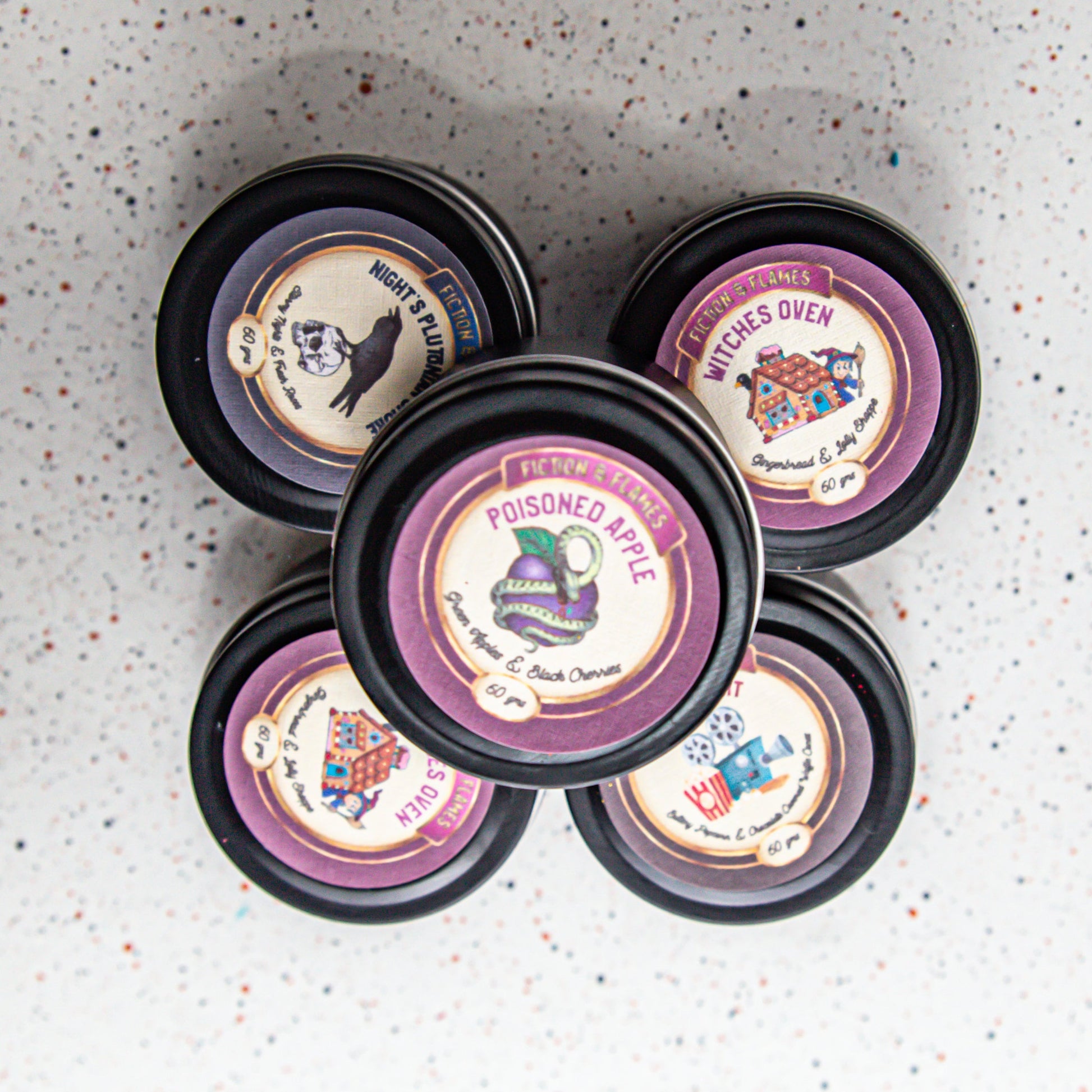 Mini Sample 2oz Tin Candles | Hand poured soy candles | Variety of fragrances | Single, 5 pack or 10 pack of candles