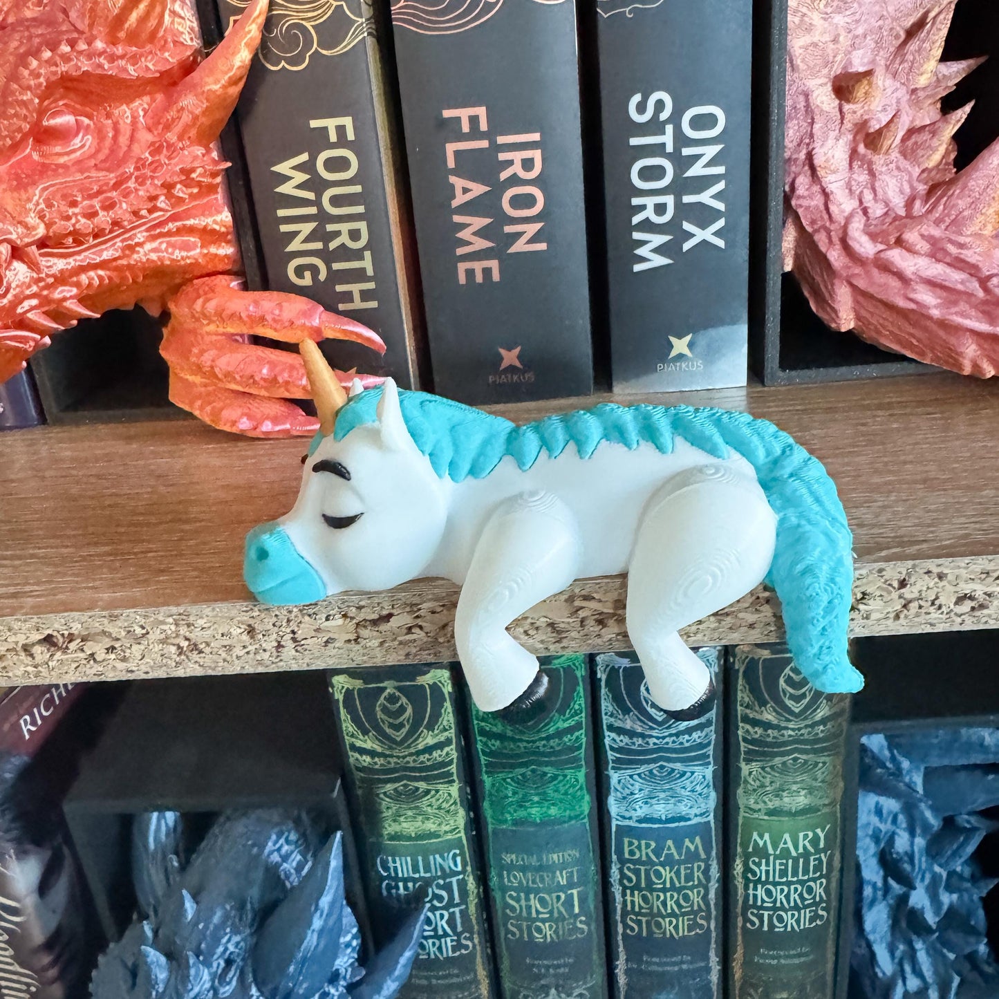 Mini Shelf Buddies | Book Shelf Decor | Cute Sleeping Animals