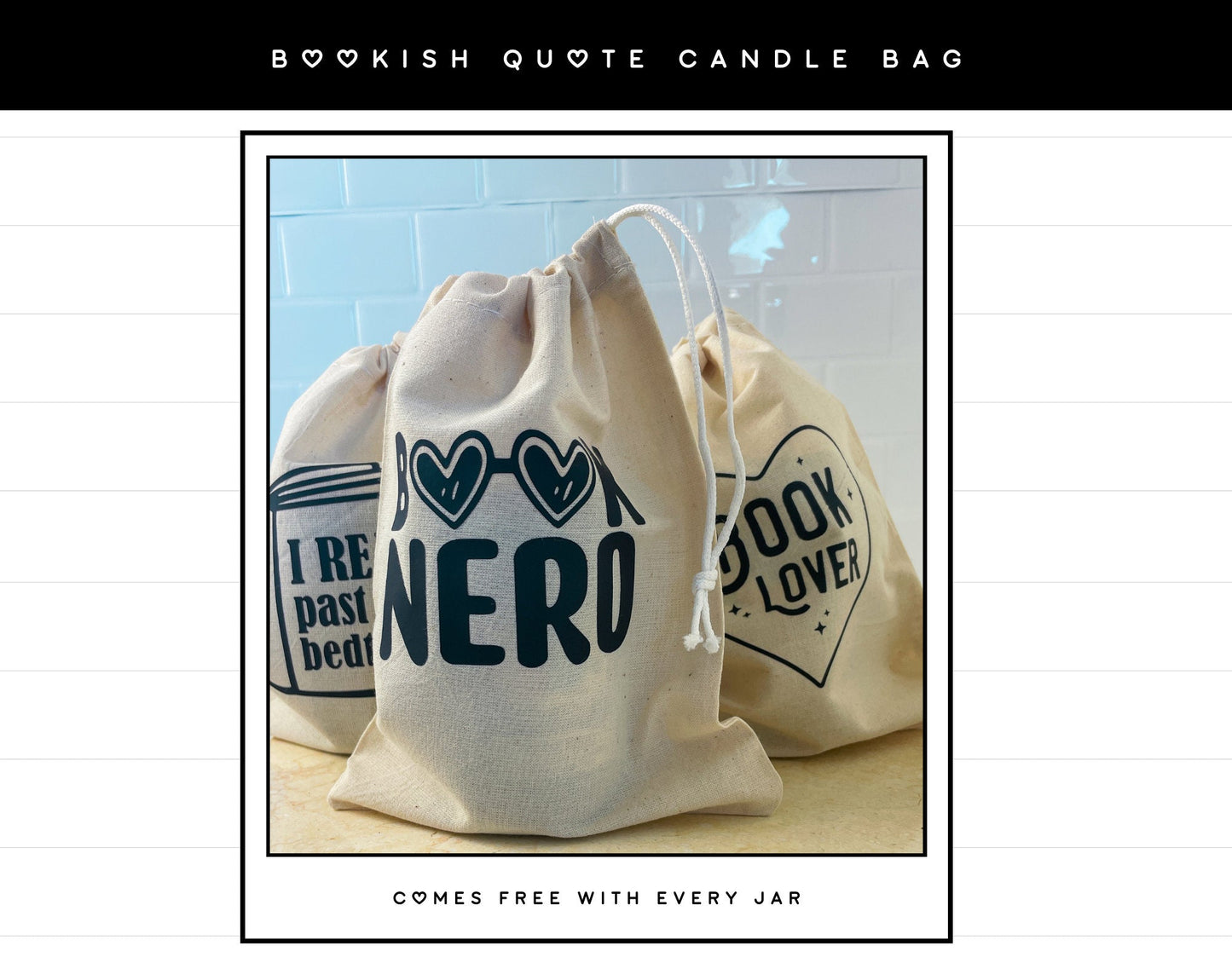 Musk Sticks Scented Candle | Candy Fragrance Candle | Sweet Treat | Birthday Gift | Aromatherapy Candle | Book Lover's Gift