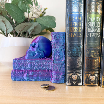 Necrotic Library Money Box Book Nook | 3d printed | book nook