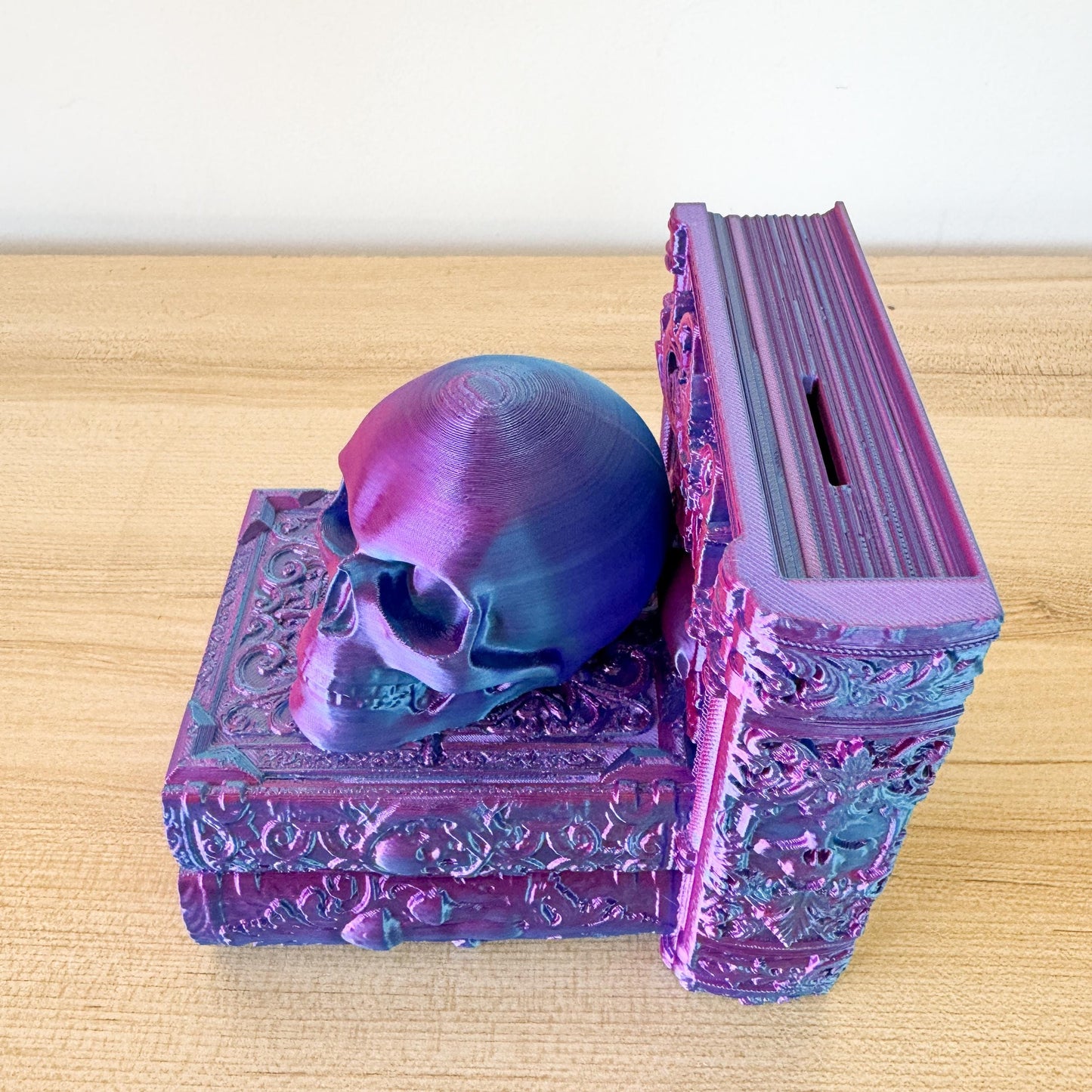 Necrotic Library Money Box Book Nook | 3d printed | book nook