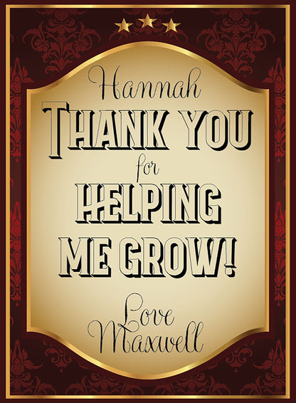 Personalised Candle | Typographic Label | Bookish Candle | Scented Soy Candle | Wood Wick | Writers Gift | Teacher Gift | Wedding Gift