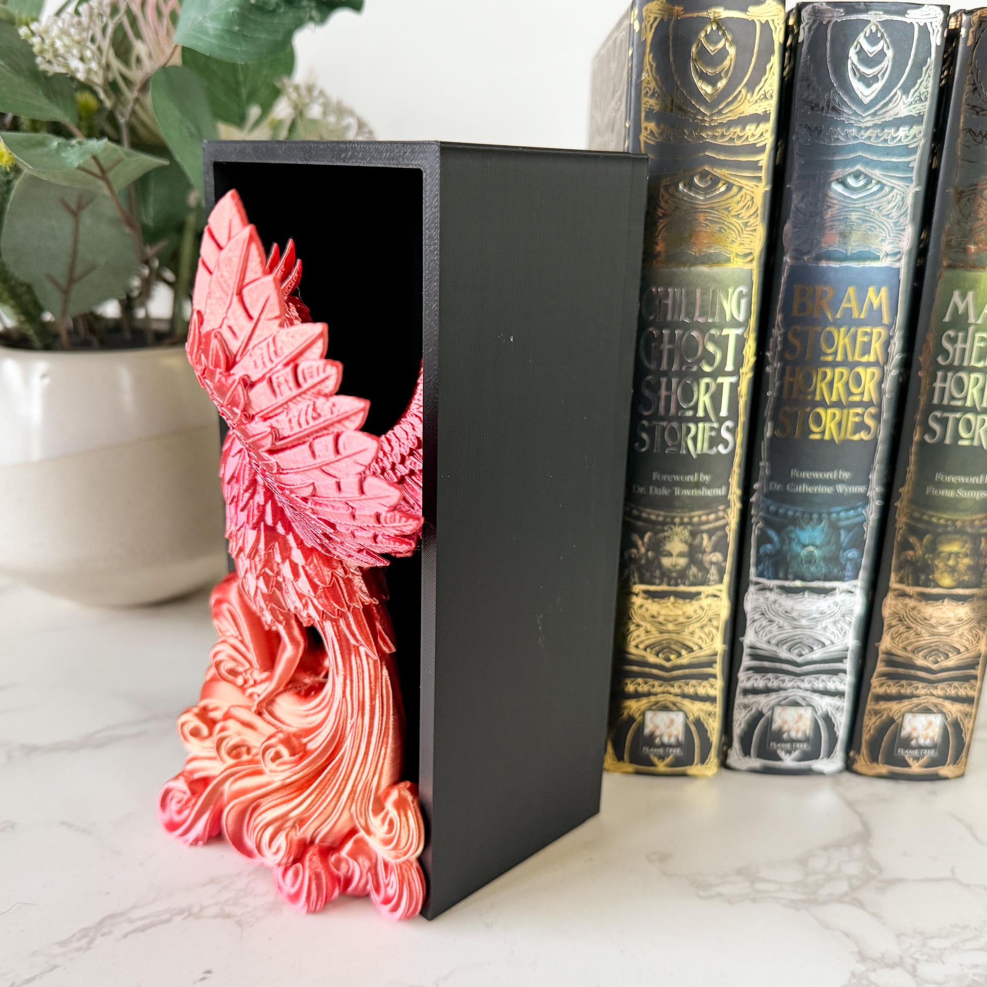 Phoenix Rising Book Nook | 3d printed | book nook | wizard house inspired