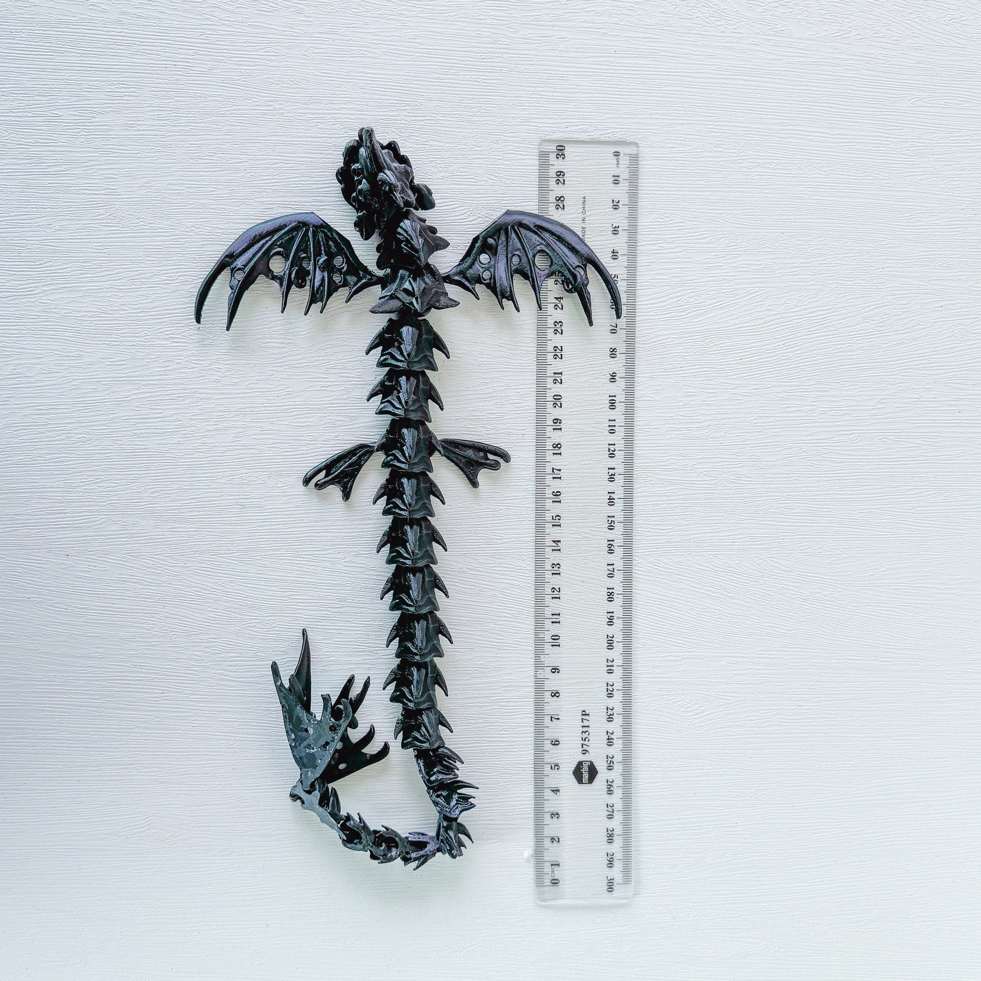 Punk Abyss Dragon | Articulated 3D Printed Dragon | Edgy Design | Fantasy Dragon Model | 3d Printed Dragon | Desk Fidget Toy