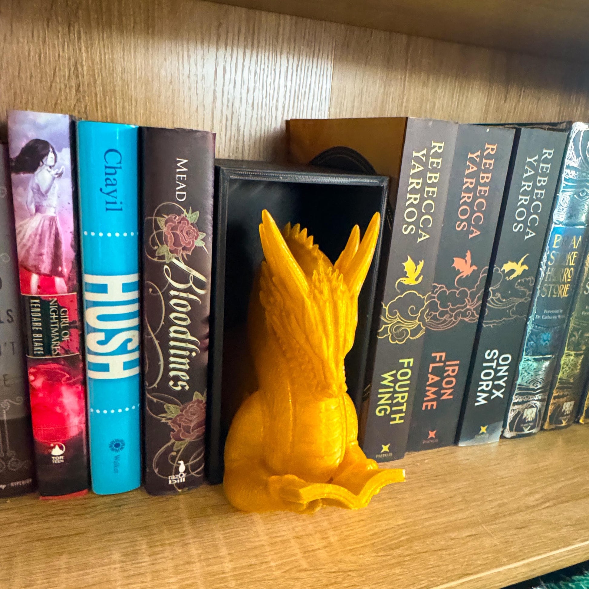 Reading dragon Book Nook | 3d printed | dragon book nook