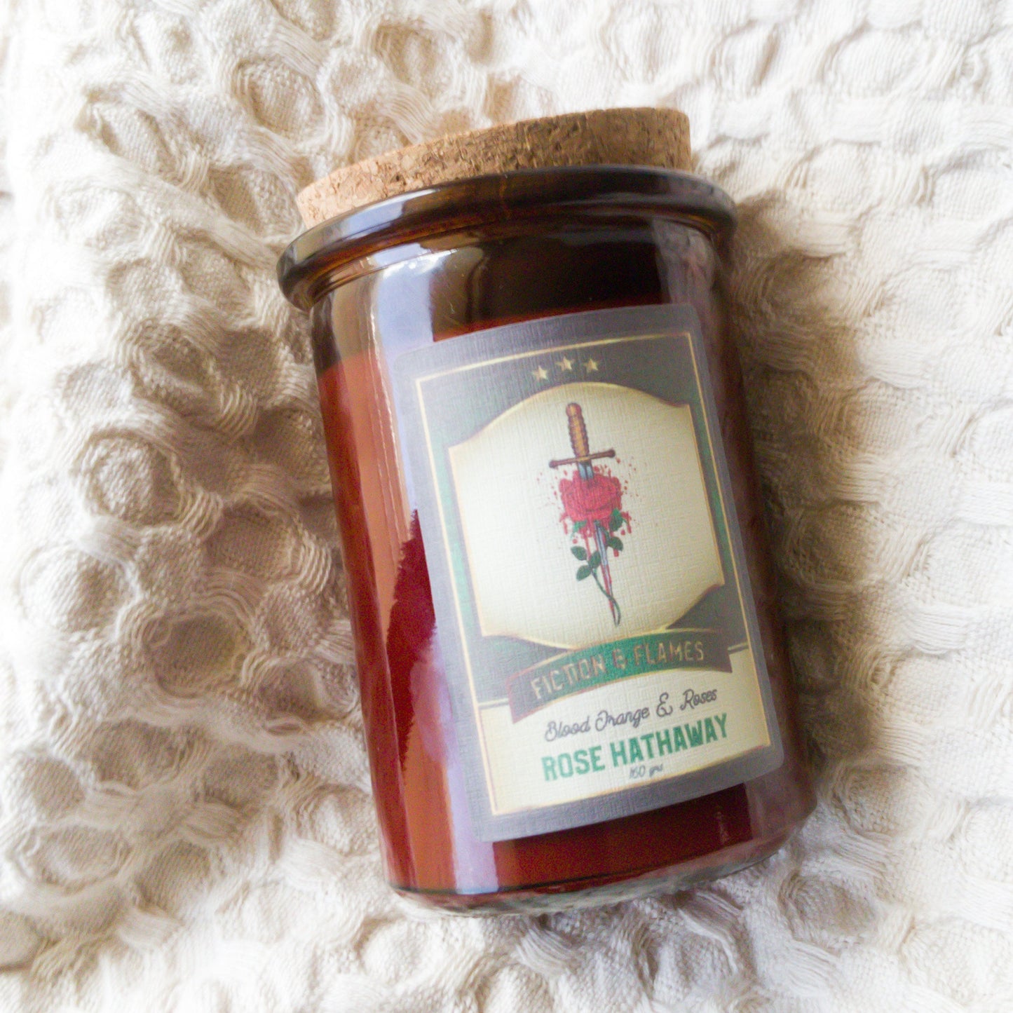 Rose Hathaway | Blood Orange & Roses | Soy Candle | Reader Gift | Writer Gift | Vampire Academy Inspired | Bookish Candle | TV Candle