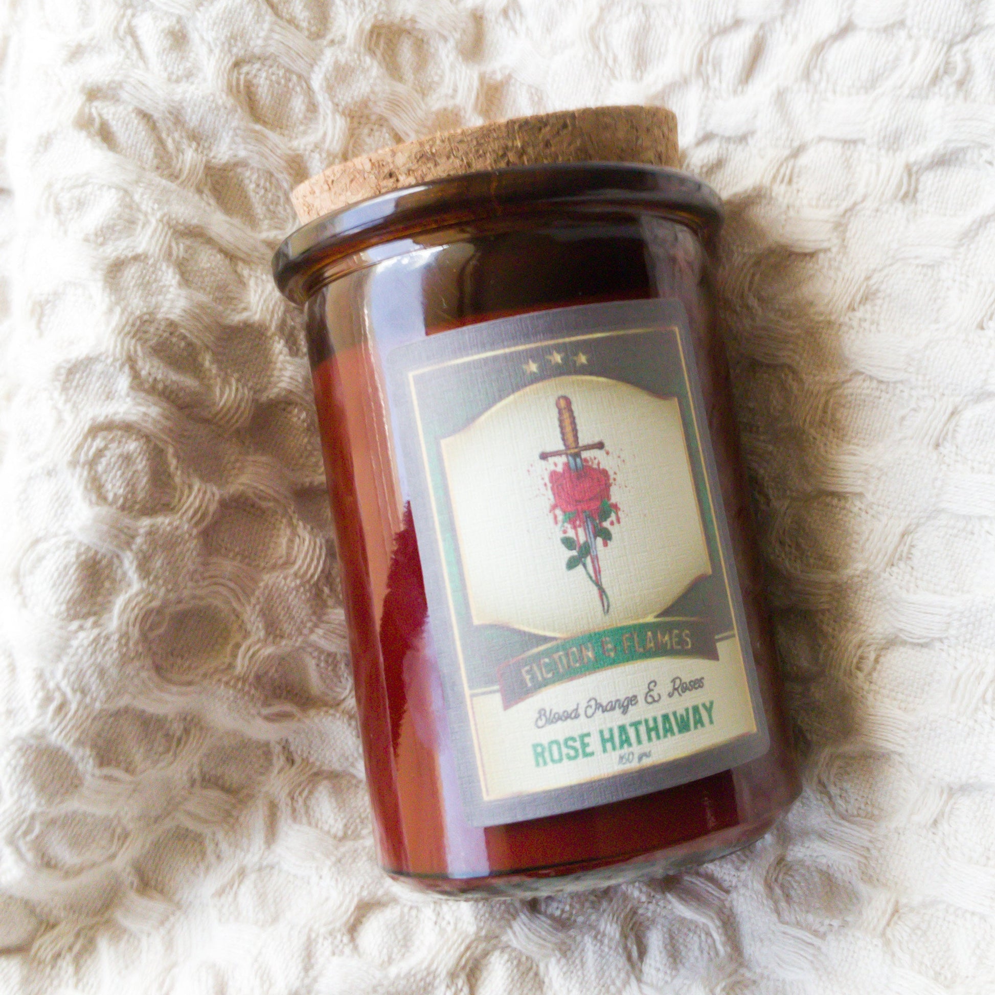 Rose Hathaway | Blood Orange & Roses | Soy Candle | Reader Gift | Writer Gift | Vampire Academy Inspired | Bookish Candle | TV Candle