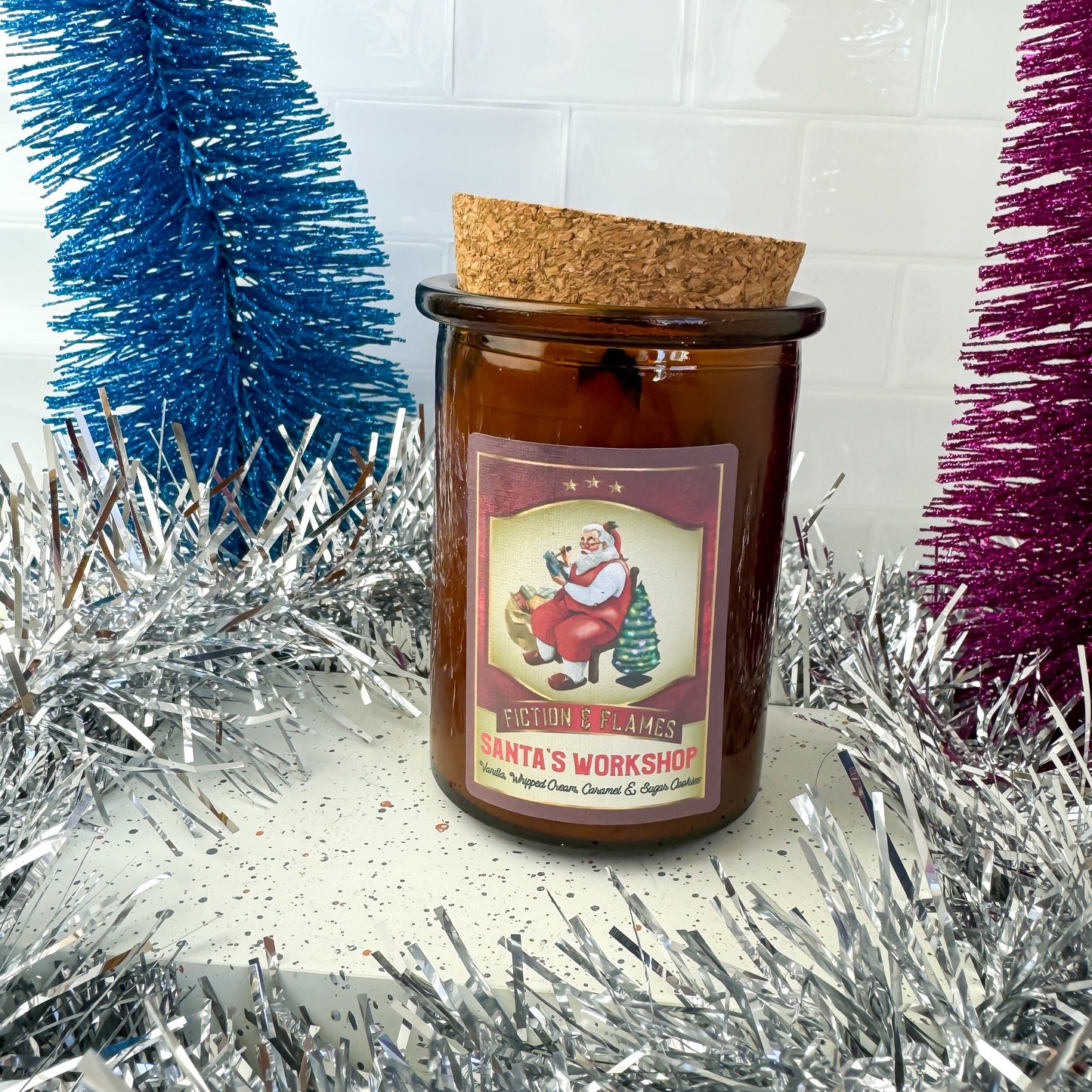 Santa's Workshop Candle - A Delectable Blend of Vanilla, Whipped Cream, Caramel & Sugar Cookies