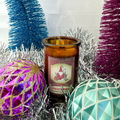 Spiked Eggnog Christmas Candle - Coconut, Dark Rum & Tonka Scented