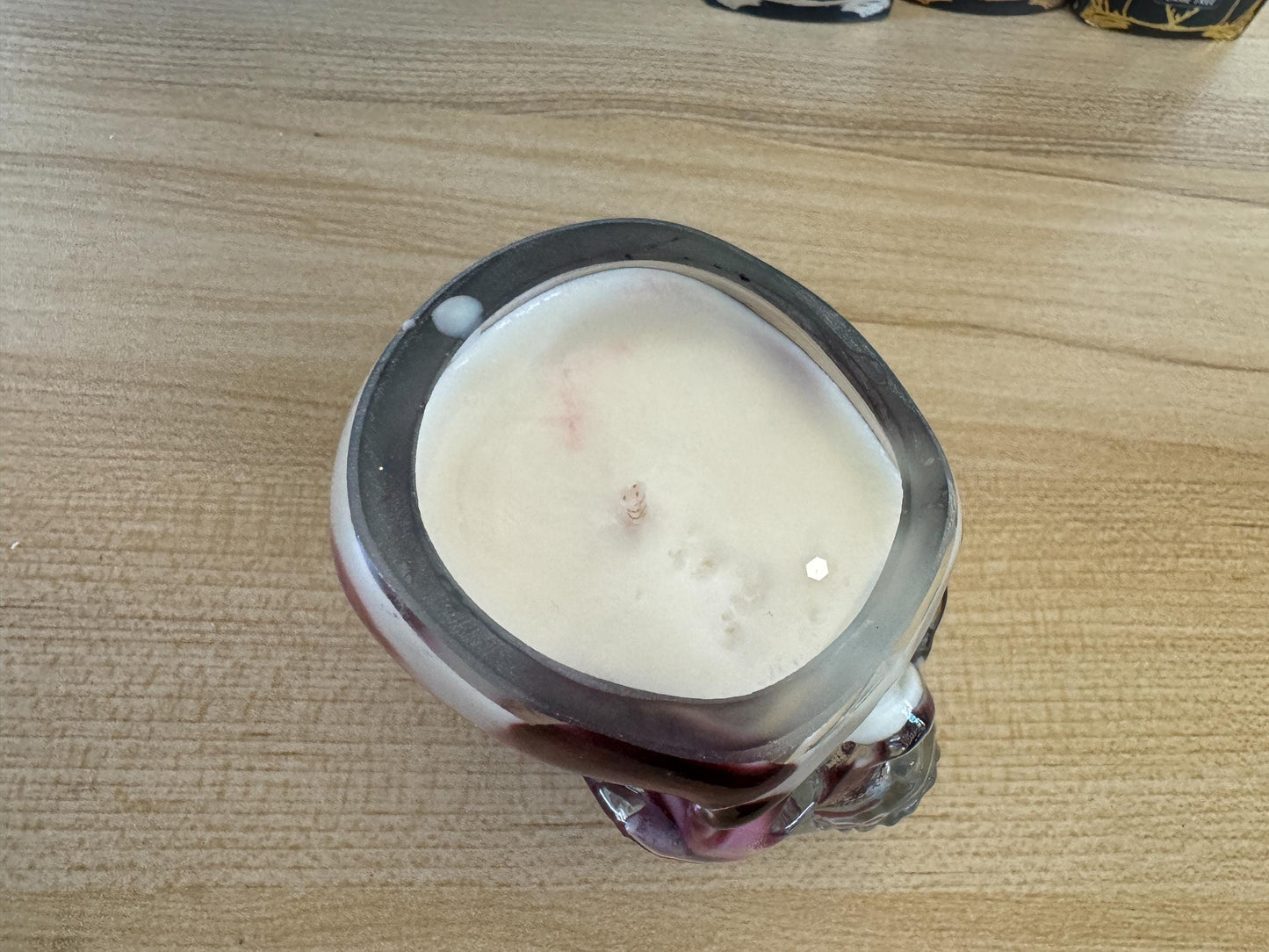 Spooky Halloween Skull Candle Jars | Halloween Fragrances | Wooden Wick | Ceramic Orange Pumpkin Jars