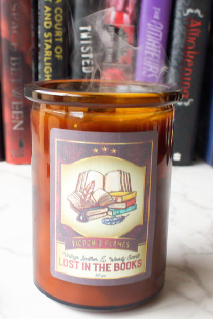 Writers Gift Box | Lost in the Books | Writer's Retreat | Writer's Muse | Book lover gift | Reader Gift | Library Scent | Scented Candle